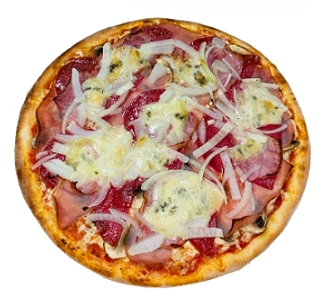 Pizza paesana alla gorgonzola
