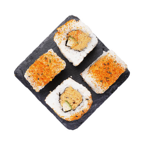 Grilled spicy fish roll