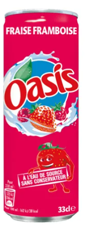 Oasis Aardbei Framboos