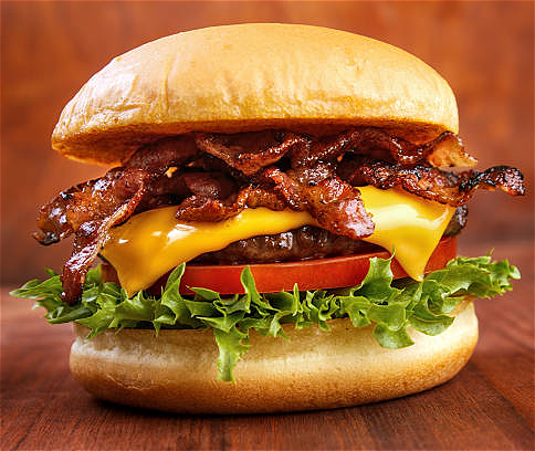 Luxe Cheese Bacon Beefburger