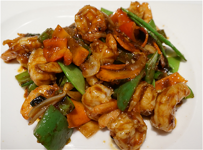 Chin. garnalen zwarte sojabonensaus 豆士虾