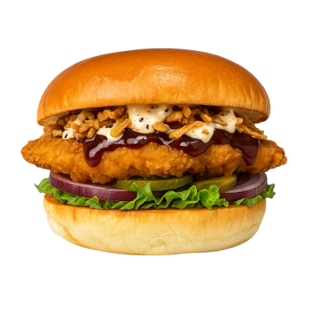 Asian chicken burger