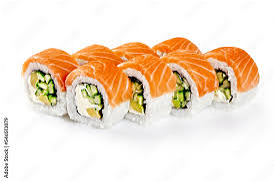 Salmon cheese roll 8st