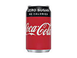 Coca Cola zero blik