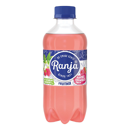 Ranja aardbei, framboos 33 cl