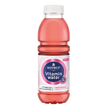 Sourcy Vitamin Water Framboos Granaatappel