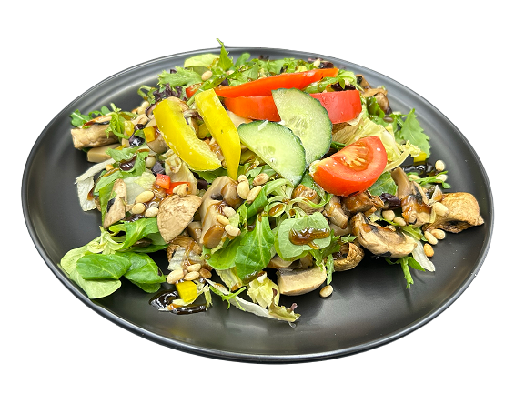 Salade van machedoux (vegetarisch)