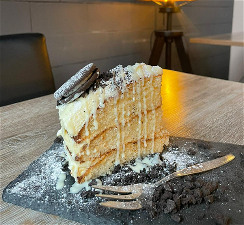 White Chocolate OREO Cake