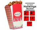 Hotwings bucket 3 stuks