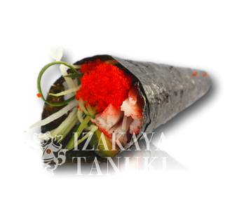 Temaki California | Handroll Crabstick, Avocado & Fish Roe