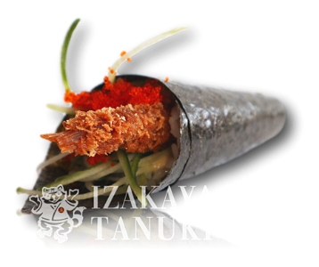 Temaki Ebi Furai | Handroll Deep-fried Shrimp