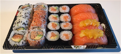 Sushi zalm mix (20 stuks )