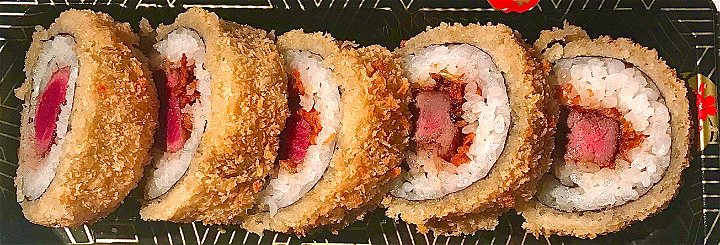 Fried sushi roll