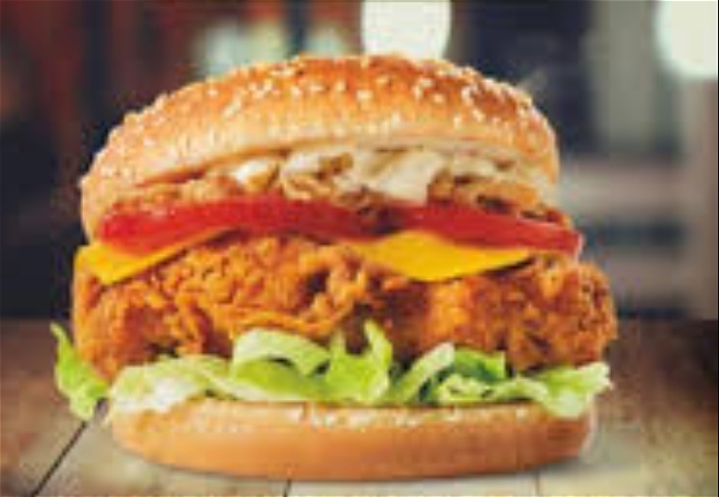 Tower Chicken Burger
