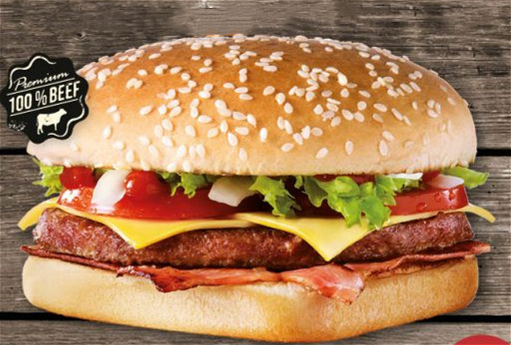 Bacon HUMMER Burger -MENU