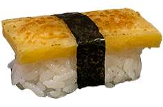 Sweet tamago nigiri