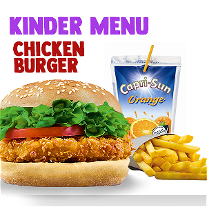 Chicken burger Kindermenu