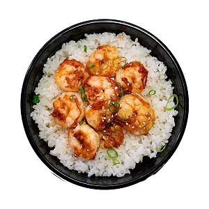 Chili Shrimp rice bowl