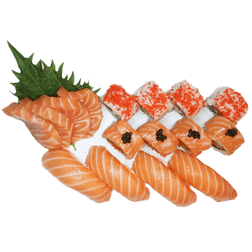 Salmon lovers box (16 stuks)