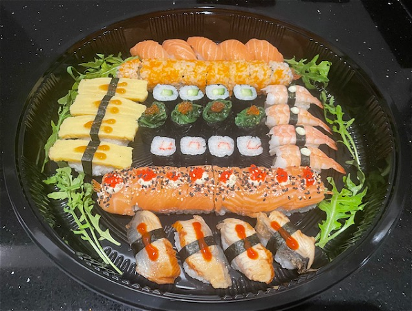Sushi box extra groot 45st