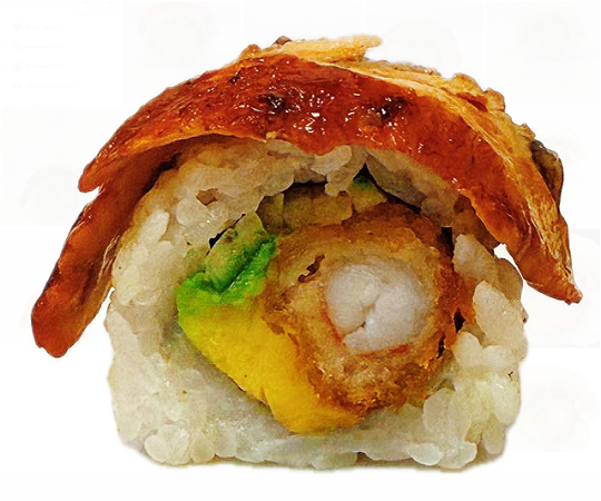 Unagi dragon roll Met Ebi