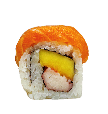 Zalm& mango kani maki