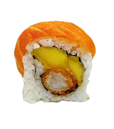 Zalm& mango Ebi maki