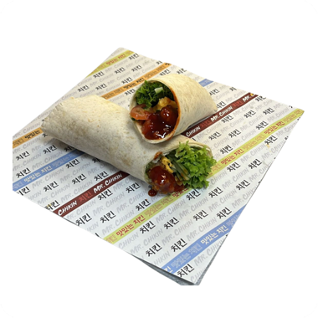 Kimchi Chicken Wrap