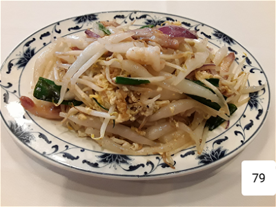 Naald noodls met garnalen鲜虾银针粉