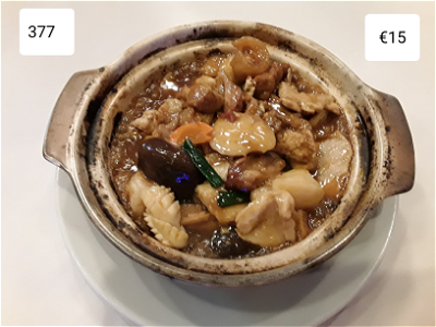 Ba zheng Tahoe met verschillende soorten vlees 八珍豆腐煲