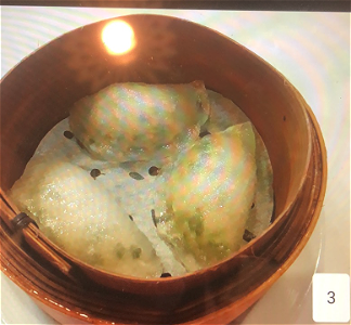 Gestoomde gernalen pastei steamed shrimp dumpling 鲜虾蒸粉果
