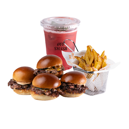 MINI BURGER MENU (4 pcs)