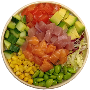 Pokebowl sashimi mix