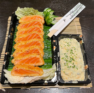 Salmon Katsu Sashimi (8 dikke plakjes)