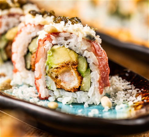 Carpaccio Classico & Gamba Roll