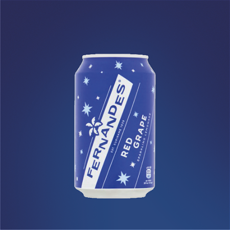Fernandes Blauw Red Grape blik 330ml