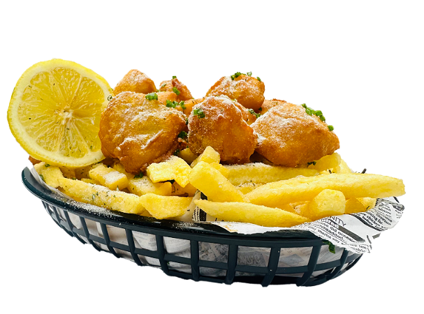 Loaded fries 'Fish and chips'