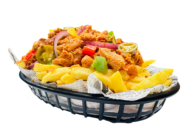 Loaded fries Hot chicken