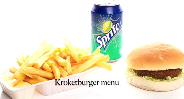 Kroketburger Menu