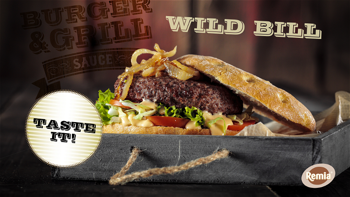 Wild Bill double burger (rund)