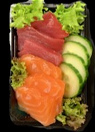 Sashimi zalm en tonijn