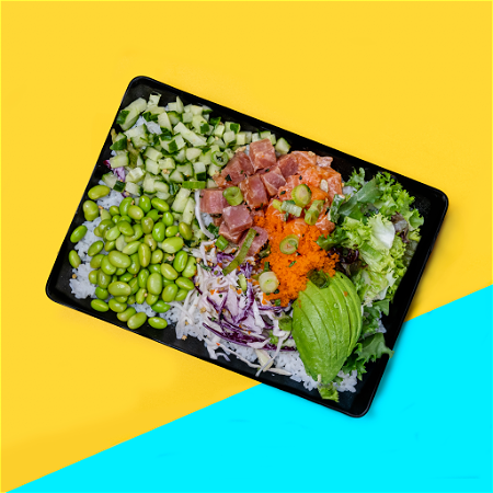 STD - Fresh Salmon & Tuna Box Bowl