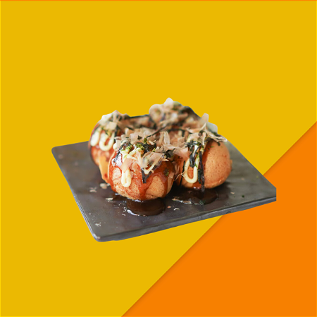 Takoyaki balls with teriyaki & sriracha (5)