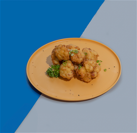 Fried honey cauliflower.