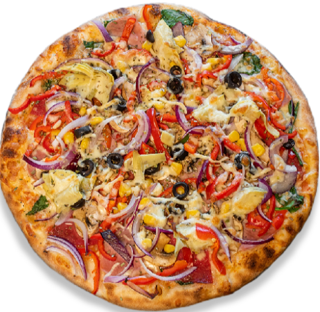 Pizza vegatariana, 45 cm