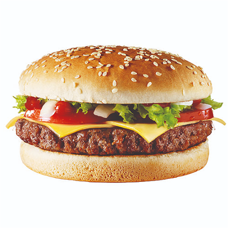 Cheeseburger single menu