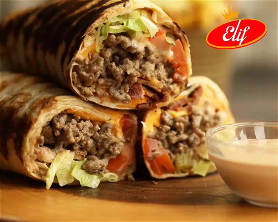 Elif’s beef wrap spicy red dragon 