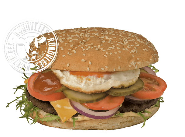 Russianburger (kaas en ei)