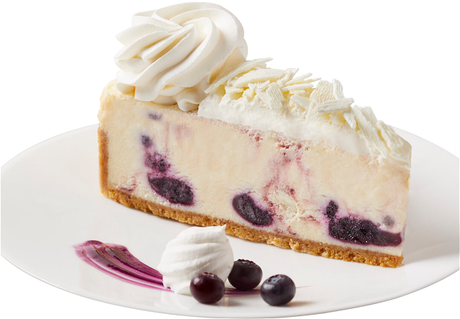 Blueberry & Cream Cheesecake ‘Bistro’