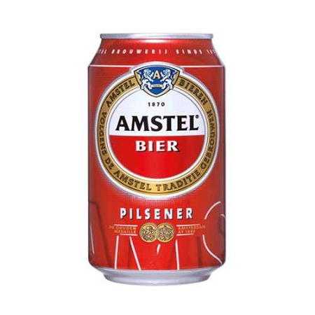 Blikje Amstel bier